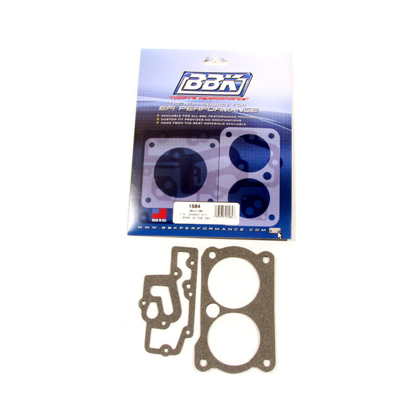 BBK 85-97 GM 305350 LT1 Twin 58mm Throttle Body Gasket Kit - Bull Strap