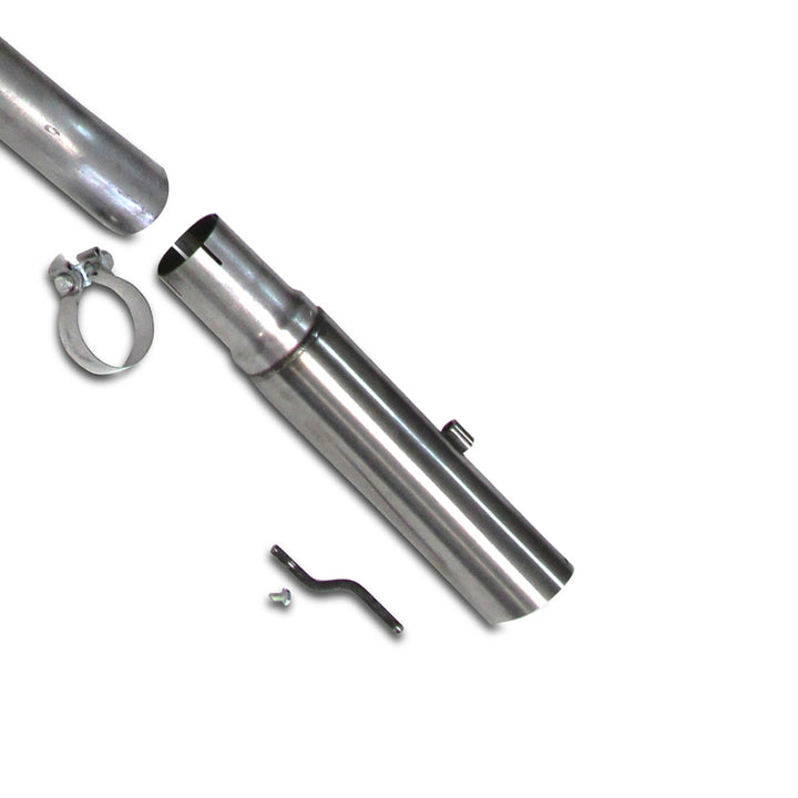 BBK 86-04 Mustang Cat Back Kit Varitune Mufflers Stainless Steel Tips - Bull Strap