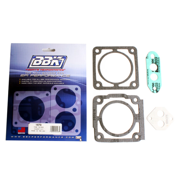 BBK 86-93 Mustang 5.0 75mm Throttle Body Gasket Kit - Bull Strap