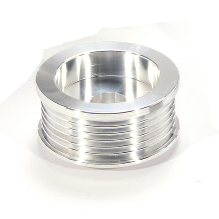 BBK 86-93 Mustang 5.0 Underdrive Pulley Kit - Lightweight CNC Billet Aluminum (3pc) - Bull Strap