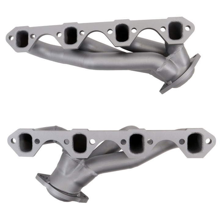 BBK 87-95 Ford F150 Truck 5.0 302 Shorty Unequal Length Exhaust Headers - 1-5/8 Titanium Ceramic - Bull Strap