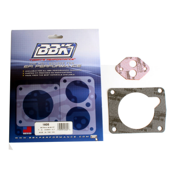 BBK 94-95 Mustang 5.0 65 70mm Throttle Body Gasket Kit - Bull Strap