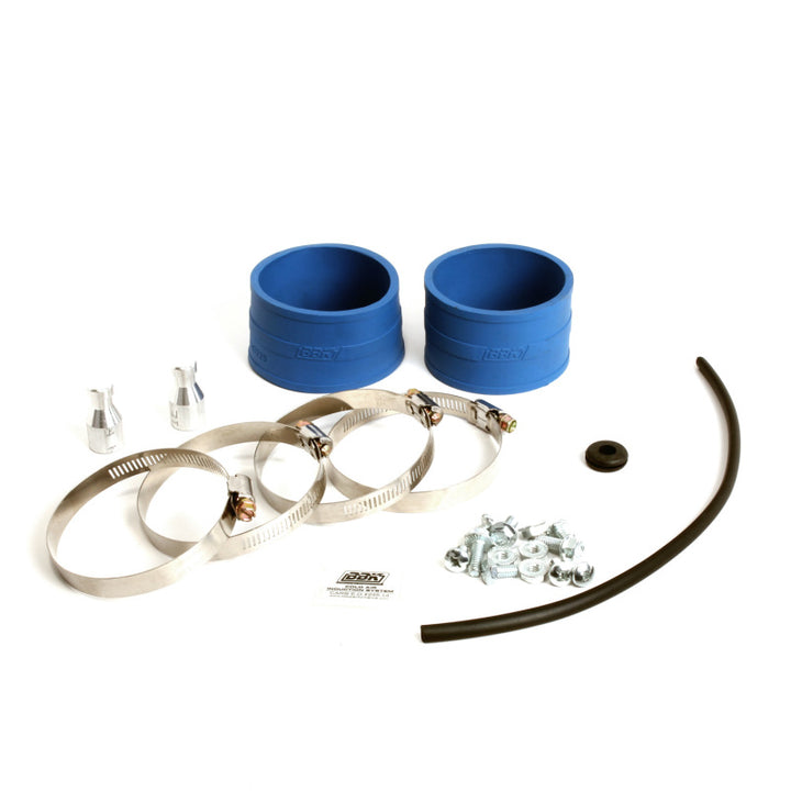 BBK 94-95 Mustang 5.0 Cold Air Intake Kit - Chrome Finish - Bull Strap