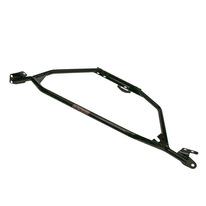 BBK 94-95 Mustang 5.0 Tubular Strut Tower Brace - Black Powdercoat Finish - Bull Strap
