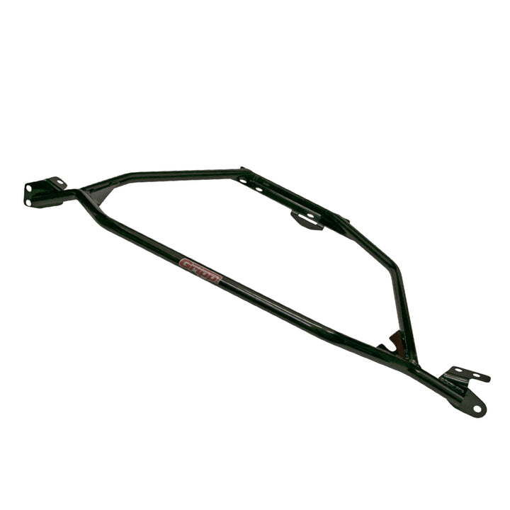 BBK 94-95 Mustang 5.0 Tubular Strut Tower Brace - Black Powdercoat Finish - Bull Strap