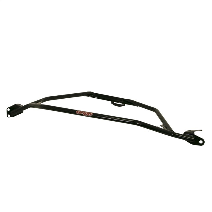 BBK 94-95 Mustang 5.0 Tubular Strut Tower Brace - Black Powdercoat Finish - Bull Strap