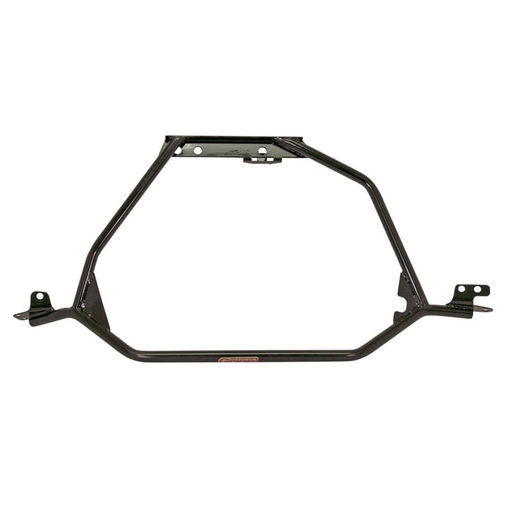 BBK 94-95 Mustang 5.0 Tubular Strut Tower Brace - Black Powdercoat Finish - Bull Strap