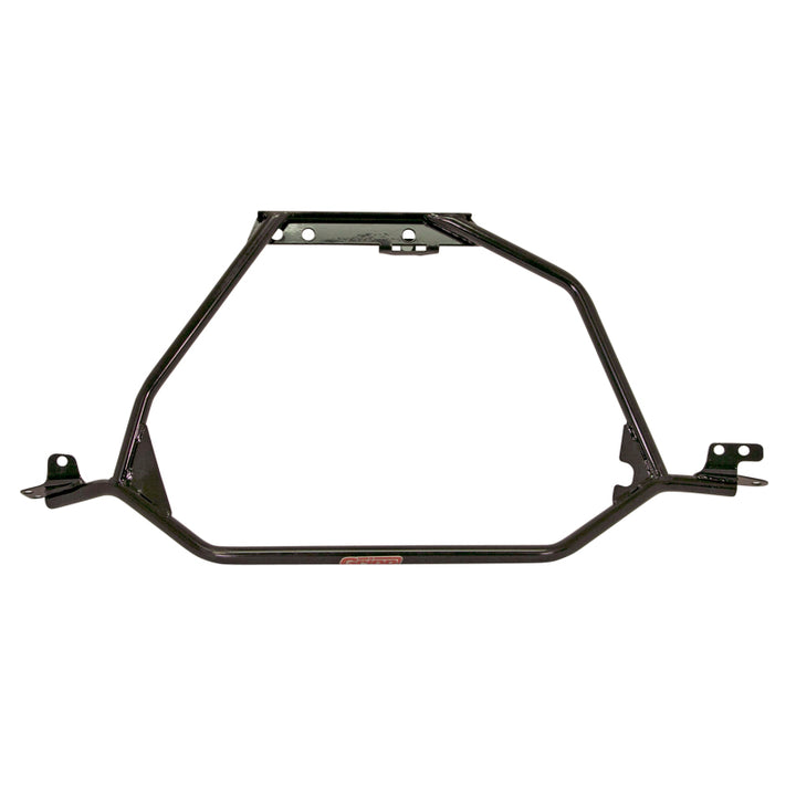BBK 94-95 Mustang 5.0 Tubular Strut Tower Brace - Black Powdercoat Finish - Bull Strap