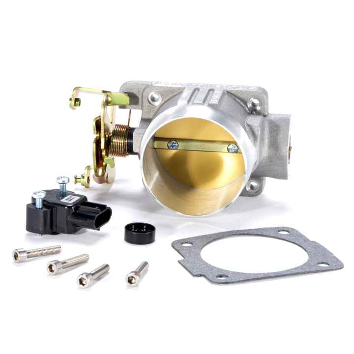 BBK 96-04 Ford Mustang 4.6 GT 75mm Throttle Body BBK Power Plus Series (CARB EO 96-01 Only) - Bull Strap