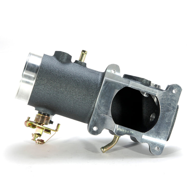 BBK 96-04 Mustang 4.6 GT 78mm Throttle Intake BBK Power Plus Series - Charcoal - Bull Strap
