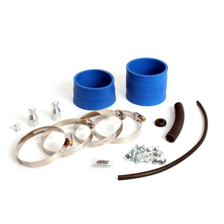 BBK 96-04 Mustang 4.6 GT Cold Air Intake Kit - Chrome Finish - Bull Strap