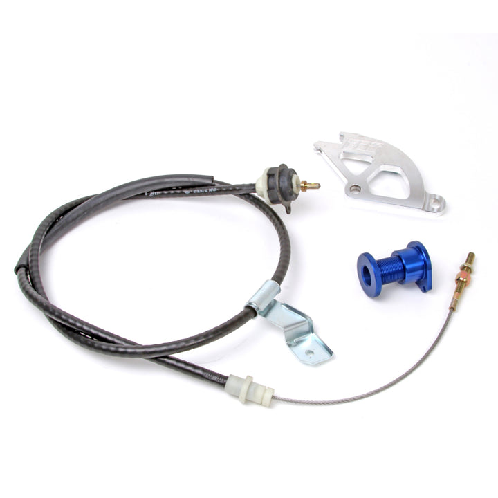 BBK 96-04 Mustang Adjustable Clutch Quadrant Cable And Firewall Adjuster Kit - Bull Strap