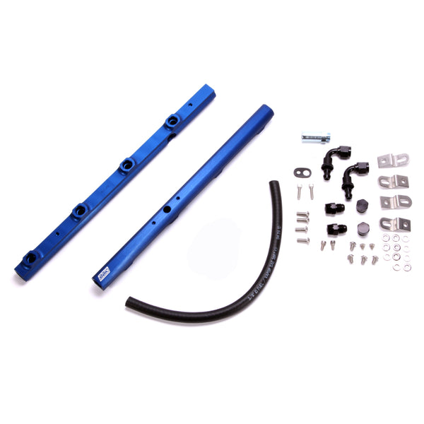 BBK 99-04 Mustang 4.6 GT High Flow Billet Aluminum Fuel Rail Kit - Bull Strap