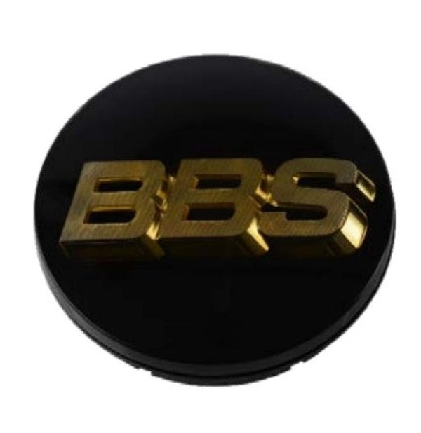 BBS Center Cap 56mm Black/Gold (56.24.012) - Bull Strap