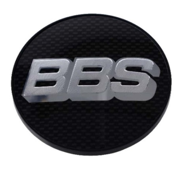 BBS Center Cap 56mm Carbon/Silver - Bull Strap