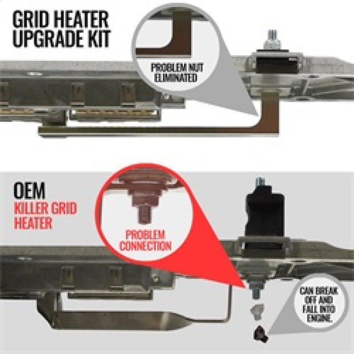 BD Diesel 11-24 Dodge (Ram) 2500/3500 6.7L Cummins Killer Grid Heater Upgrade Kit - Bull Strap
