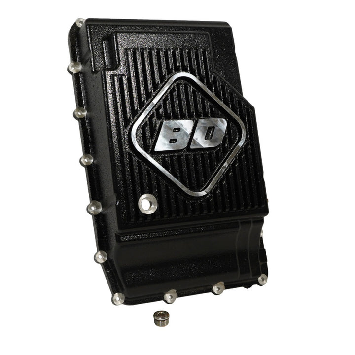 BD Diesel 17-24 Ford 10R60/10R80 Deep Sump Transmission Pan - Bull Strap