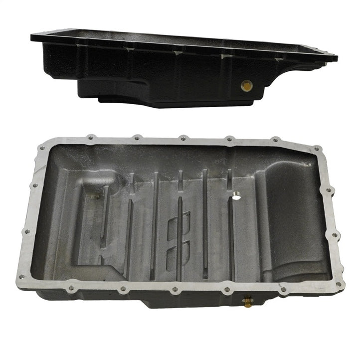 BD Diesel 17-24 Ford 10R60/10R80 Deep Sump Transmission Pan - Bull Strap