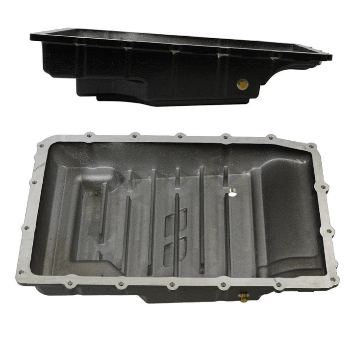 BD Diesel 17-24 Ford 10R60/10R80 Deep Sump Transmission Pan - Bull Strap