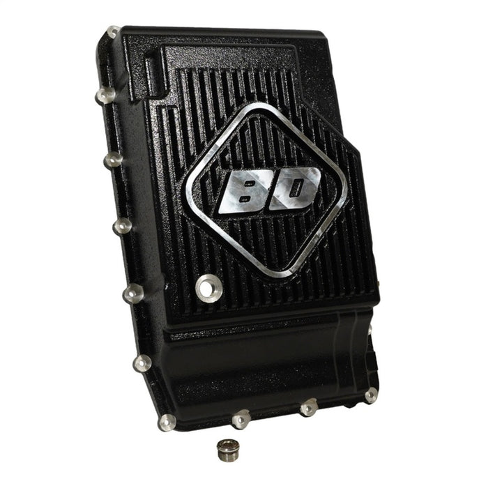 BD Diesel 17-24 Ford 10R60/10R80 Deep Sump Transmission Pan - Bull Strap