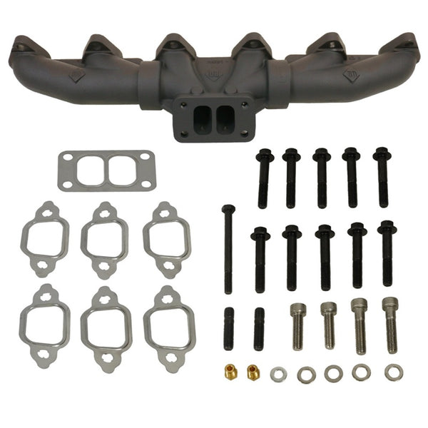 BD Diesel 88-98 Dodge 5.9L 12-Valve Cummins Pulse Exhaust Manifold Kit - Bull Strap