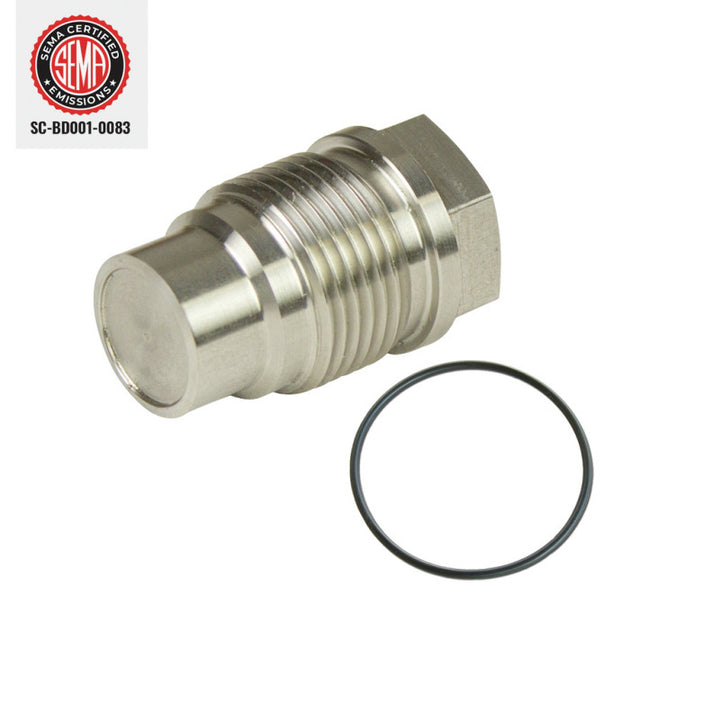 BD Diesel Common Rail Fuel Plug - 2007.5-2012 Dodge 6.7L/2004.5-2010 Chevy Duramax - Bull Strap