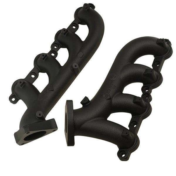 BD Diesel Exhaust Manifold Kit - 02-13 Chevy Silverado 1500 & GMC Sierra 1500 V8 - Bull Strap
