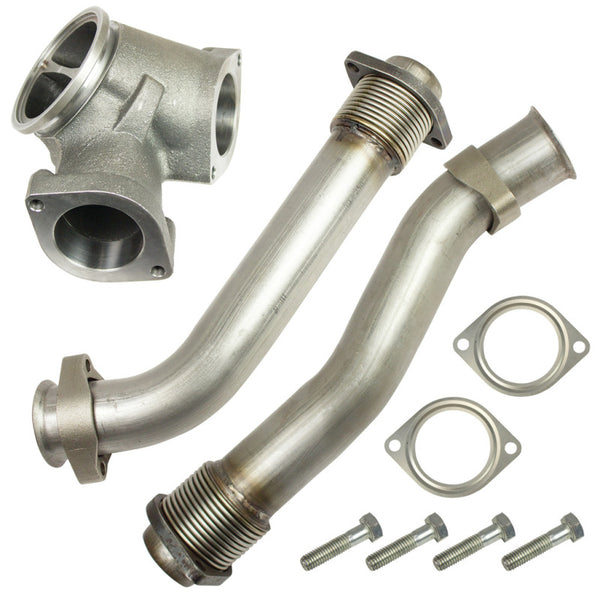 BD Diesel UpPipe Kit - Ford 1999.5-2003 7.3L PowerStroke - Bull Strap