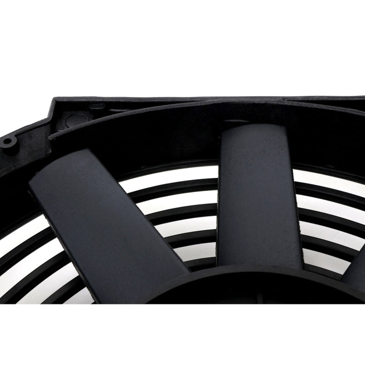 BLOX Racing 10inch Electric Slim Fan - Black - Bull Strap