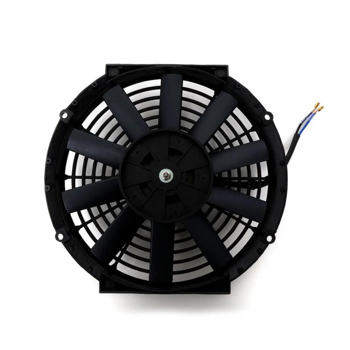 BLOX Racing 12inch Electric Slim Fan - Black - Bull Strap