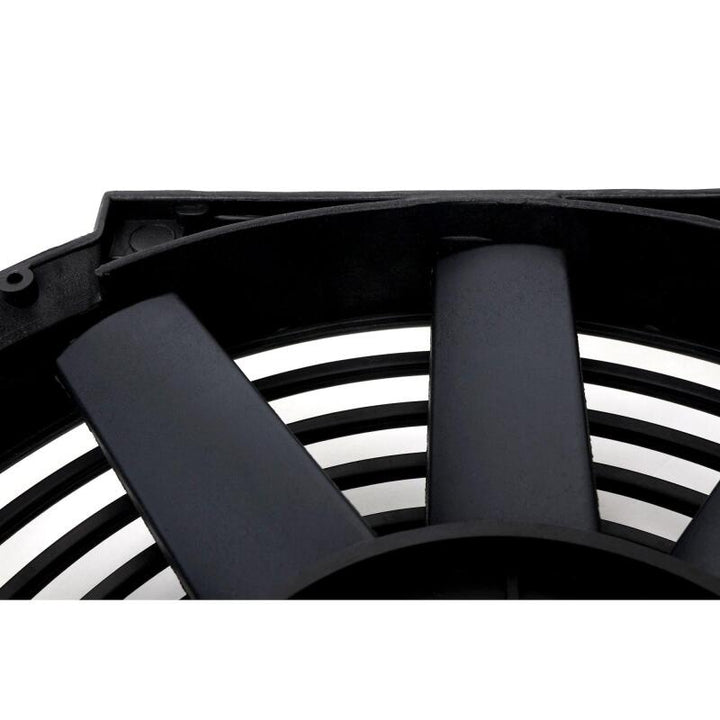 BLOX Racing 12inch Electric Slim Fan - Black - Bull Strap