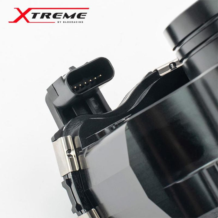 BLOX Racing 2015+ Dodge Hellcat / Jeep Trackhawk 6.2L 105mm Electronic Billet Throttle Body - Black - Bull Strap