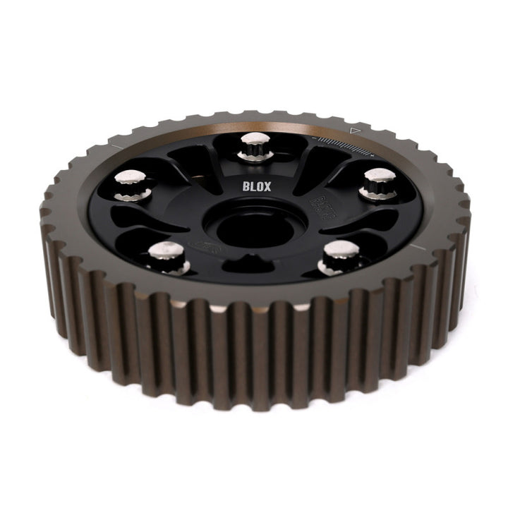 BLOX Racing Adjustable Cam Gears for Acura/Honda D15/D16 (1.5L/1.6L SOHC) D16Z-Y (1.6L SOHC VTEC) - Bull Strap