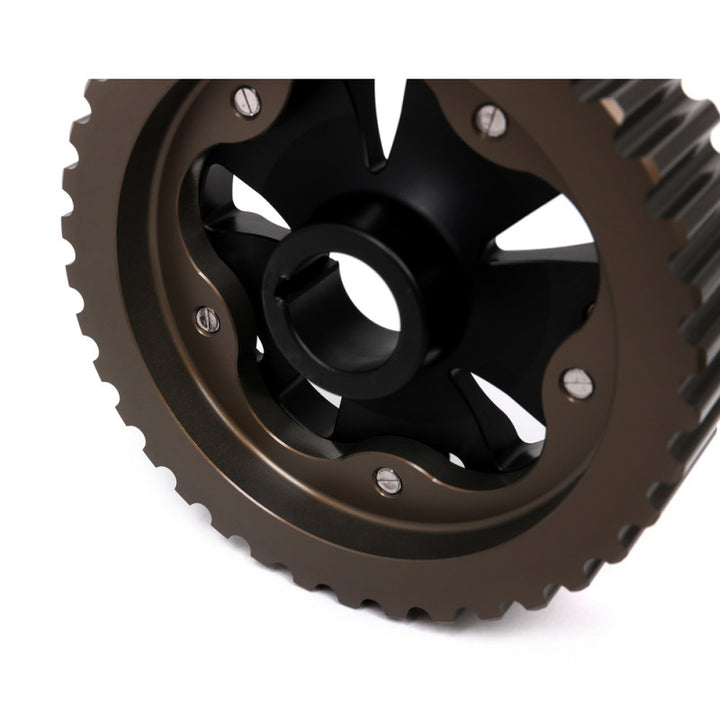 BLOX Racing Adjustable Cam Gears for Acura/Honda D15/D16 (1.5L/1.6L SOHC) D16Z-Y (1.6L SOHC VTEC) - Bull Strap