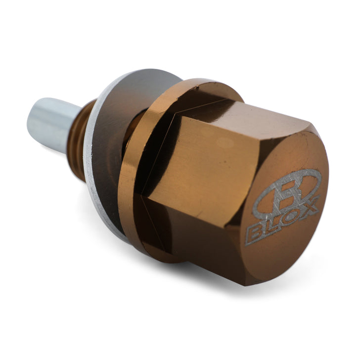 BLOX Racing Magnetic Drain Plug - Oil / 12x1.25mm (Fits Nissan Toyota Daihatsu) - Bull Strap