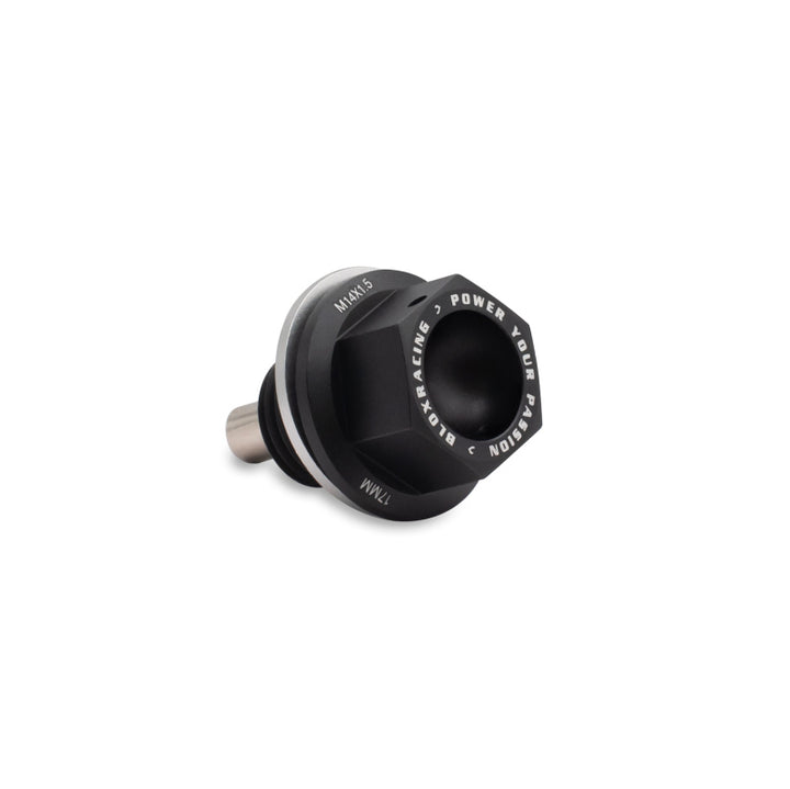 BLOX Racing Magnetic Drain Plug - Oil / 14x1.5mm (Fits Honda Mitsubishi Ford GM Mazda Suzuki) - Bull Strap