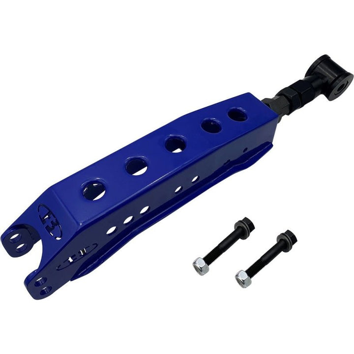 BLOX Racing Rear Lower Control Arms - Blue (2013+ Subaru BRZ/Toyota 86 / 2008-2023 Subaru WRX/STI) - Bull Strap