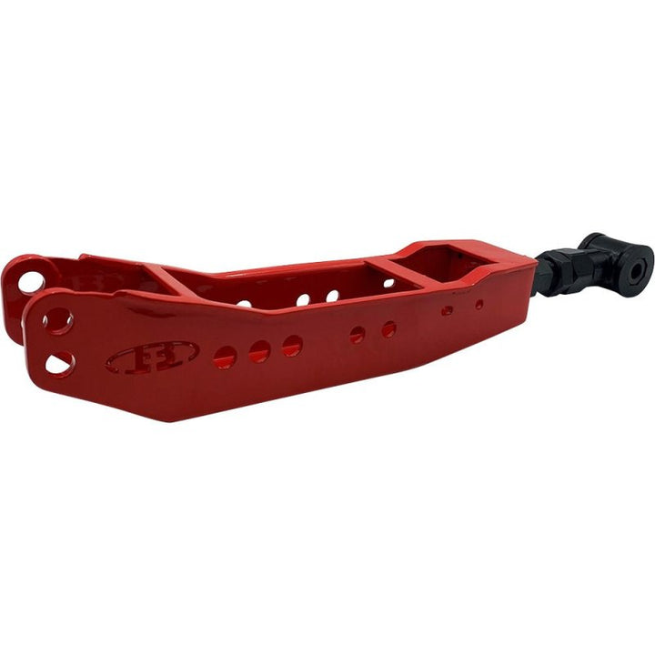 BLOX Racing Rear Lower Control Arms - Red (2013+ Subaru BRZ/Toyota 86 / 2008-2023 Subaru WRX/STI) - Bull Strap
