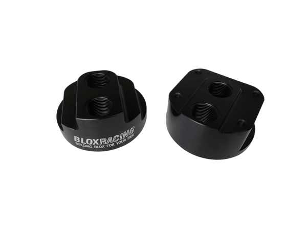 BLOX Racing Remote Oil Filter Relocation Kit - Bull Strap