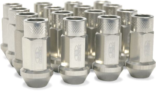 BLOX Racing Street Series Forged Lug Nuts 12x1.5mm - Set of 16 - Bull Strap