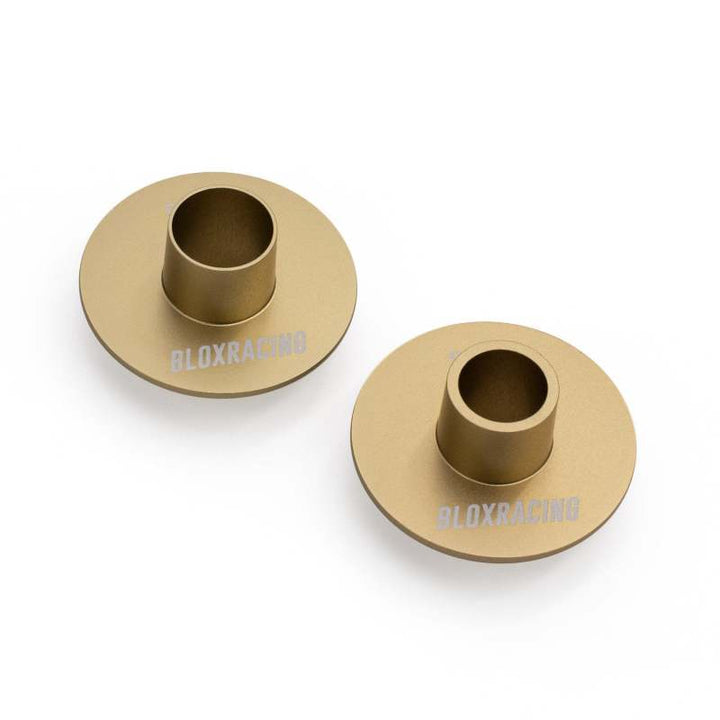 BLOX Racing Subframe Hard Collar Kit for All S2000 - Front and Rear total 12 Pieces (Gold) - Bull Strap