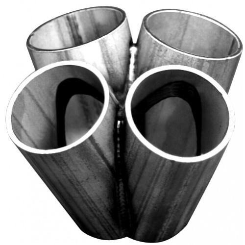 BLOX Racing T3 & T4 Dual Pattern Inlet Flange - Open - Bull Strap