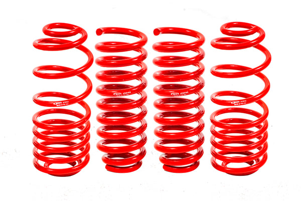 BMR 02-09 Trailblazer Lower Springs Set of 4 2in-3in Drop Red - Bull Strap