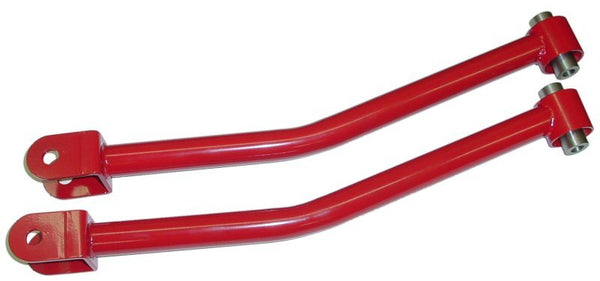 BMR 04-05 CTS-V Trailing Arms w/ Spherical Bearings - Red - Bull Strap