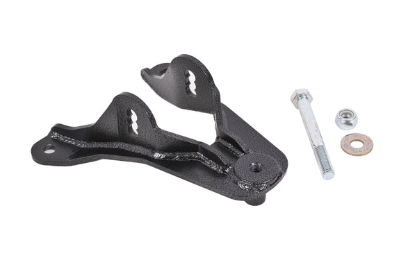 BMR 05-10 S197 Mustang Upper Control Arm Mount - Black Hammertone - Bull Strap