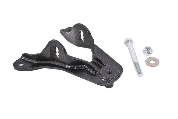 BMR 05-10 S197 Mustang Upper Control Arm Mount - Black Hammertone - Bull Strap