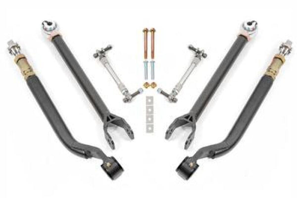 BMR 06-23 Dodge Charger Rear Suspension Kit For 15in Conversion Kit - Black Hammertone - Bull Strap