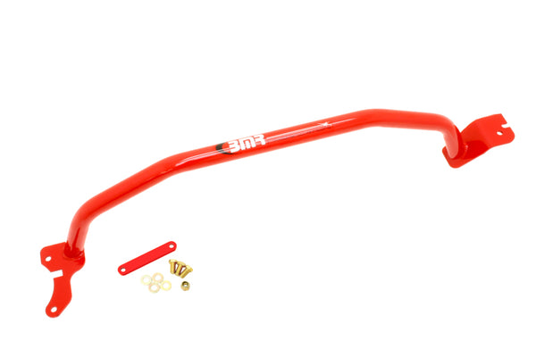 BMR 08-09 Pontiac G8 Front Strut Tower Brace - Red - Bull Strap