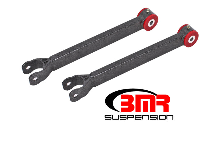 BMR 08-17 Challenger Non-Adj. Lower Trailing Arms (Polyurethane) - Black Hammertone - Bull Strap