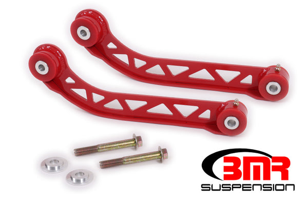 BMR 08-17 Challenger Non-Adj. Upper Control Arms (Polyurethane) - Red - Bull Strap